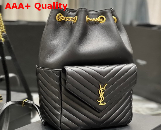 Saint Laurent Joe Backpack in Lambskin Black Replica