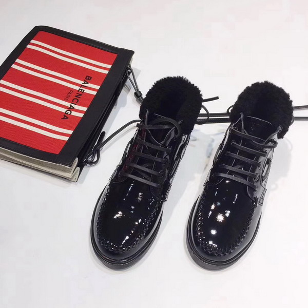 Saint Laurent Joe Mid Top Boat Sneaker in Black Patent Leather For Sale