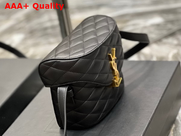 Saint Laurent June Box Bag in Noir Quilted Lambskin Replica