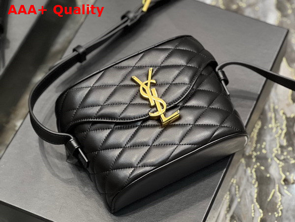 Saint Laurent June Box Bag in Noir Quilted Lambskin Replica