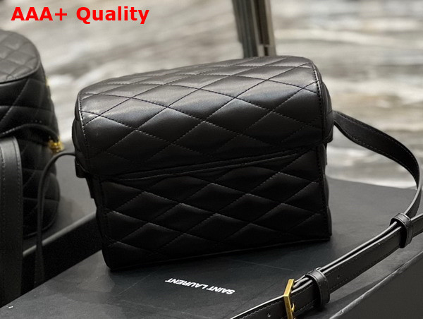 Saint Laurent June Box Bag in Noir Quilted Lambskin Replica