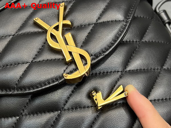 Saint Laurent June Box Bag in Noir Quilted Lambskin Replica