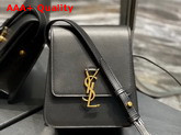 Saint Laurent Kaia North South Satchel in Vegetable Tanned Leather Black Replica