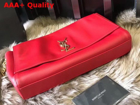 Saint Laurent Kate Medium Reversible Bag in Suede and Smooth Leather Eros Red Replica