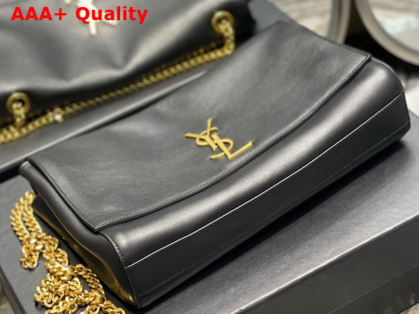 Saint Laurent Kate Medium Reversible Chain Bag in Black Suede and Smooth Leather Replica