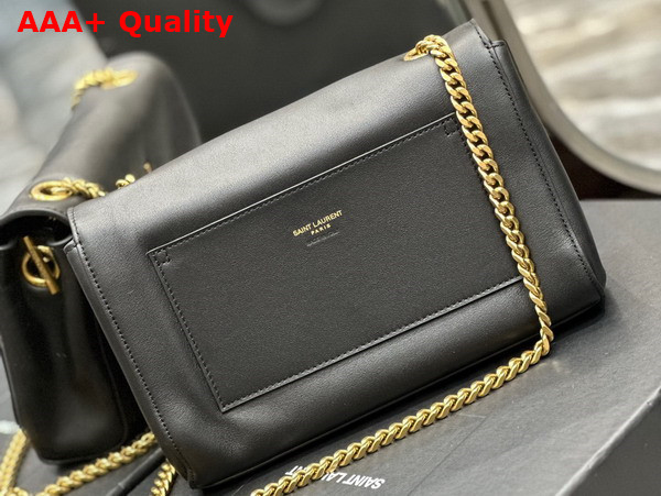 Saint Laurent Kate Small Reversible Chain Bag in Black Suede and Smooth Leather Replica