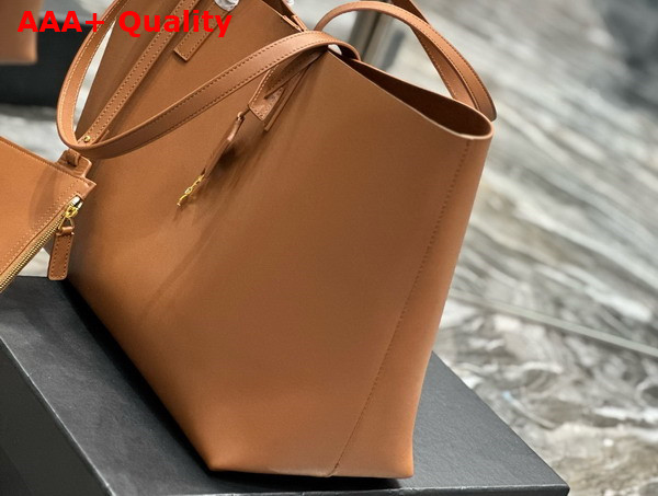 Saint Laurent Large Shopping Tote in Brick Saint Laurent Leather Replica