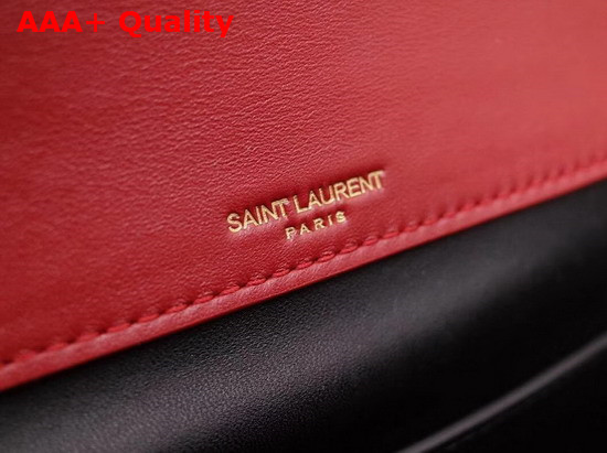 Saint Laurent Large Vicky Bag in Red Patent Leather Replica