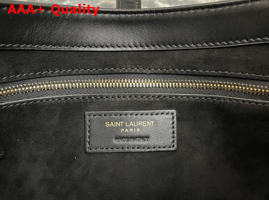 Saint Laurent Le 5 A 7 Hobo Bag in Smooth Leather Black Replica