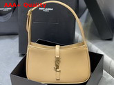 Saint Laurent Le 5 A 7 Hobo Bag in Vegetable Tanned Leather Brown Gold Replica