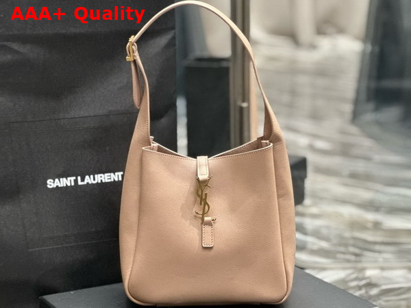 Saint Laurent Le 5 A 7 Supple Small in Grained Leather Dusty Grey Replica