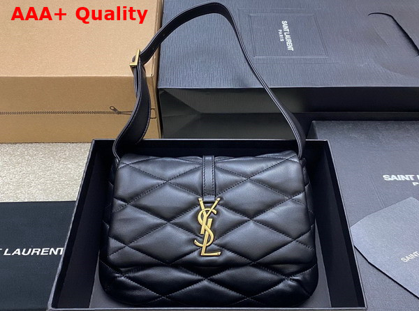 Saint Laurent Le 57 Shoulder Bag in Quilted Lambskin Black Replica