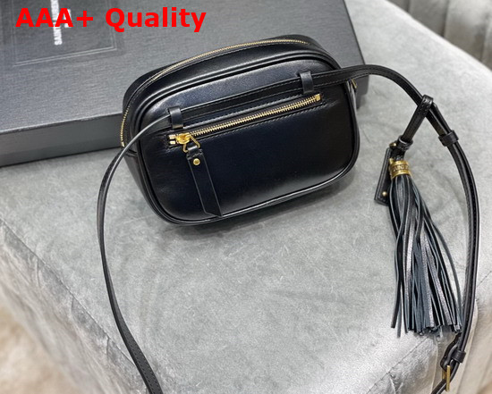 Saint Laurent Lou Belt Bag in Black Matelasse Leather Replica