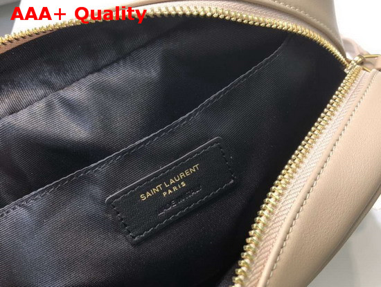 Saint Laurent Lou Camera Bag in Beige Quilted Leather Replica