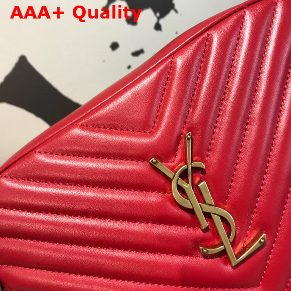 Saint Laurent Lou Camera Bag in Quilted Red Leather Replica