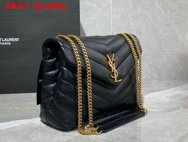 Saint Laurent Loulou Small Chain Bag in Black Quilted Y Leather Replica