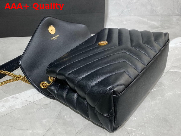 Saint Laurent Loulou Small Chain Bag in Black Quilted Y Leather Replica