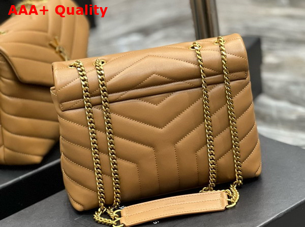 Saint Laurent Loulou Small in Light Brown Quilted Replica