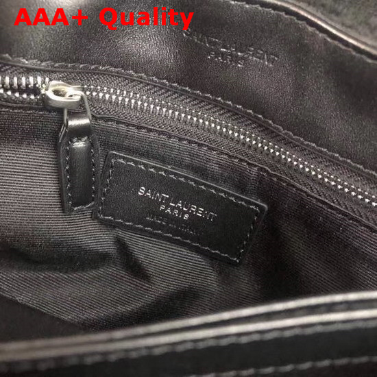 Saint Laurent Loulou Toy Bag in Black Shearling Replica