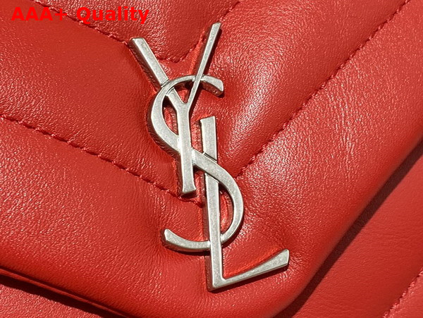 Saint Laurent Loulou Toy Strap Bag in Red Matelasse Y Leather Replica