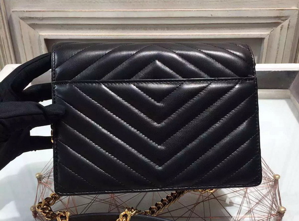 Saint Laurent Medium High School Bag in Black Lambskin for Sale