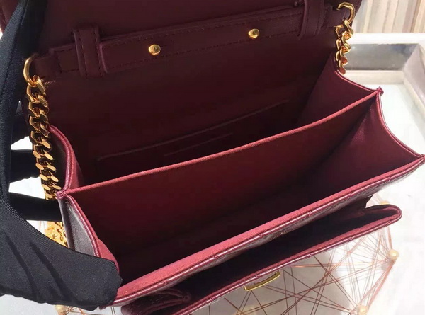 Saint Laurent Medium High School Bag in Oxblood Lambskin for Sale