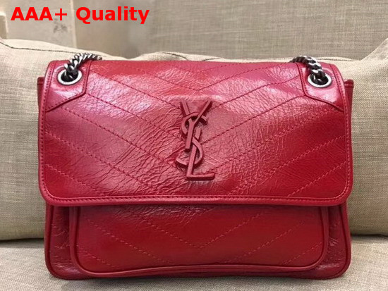 Saint Laurent Medium Niki Bag in Red Replica