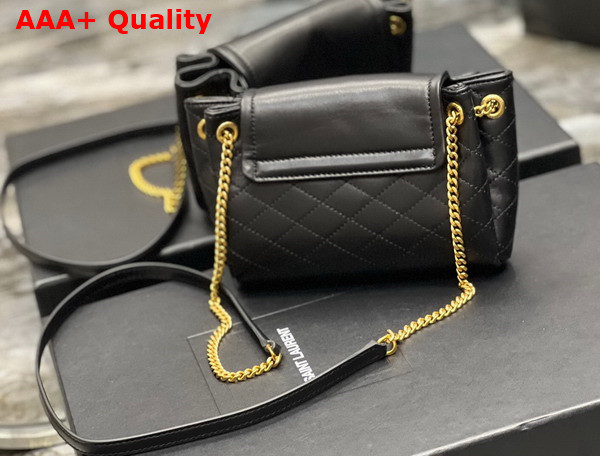 Saint Laurent Mini Nolita in Lambskin Black Replica