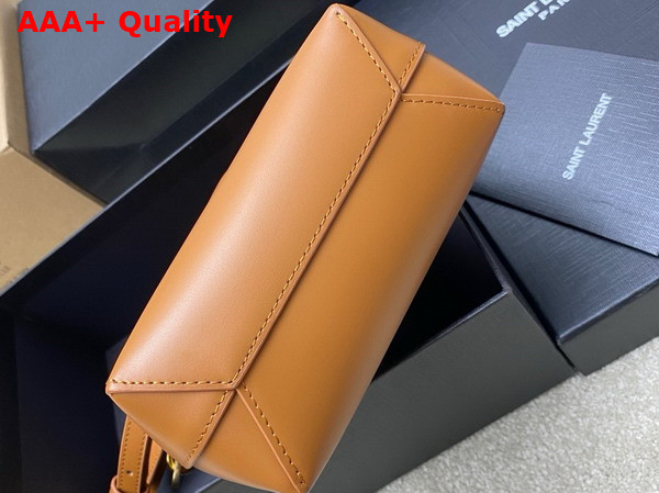 Saint Laurent Mini Toy Shopping Saint Laurent in Box Leather Fox Replica