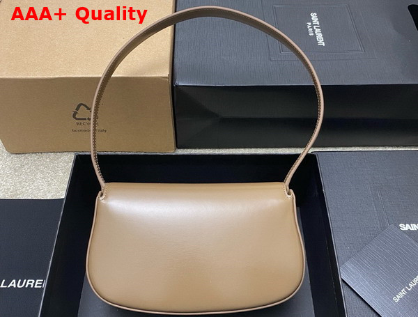 Saint Laurent Mini Voltaire in Dark Cork Box Saint Laurent Leather Replica