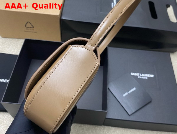 Saint Laurent Mini Voltaire in Dark Cork Box Saint Laurent Leather Replica