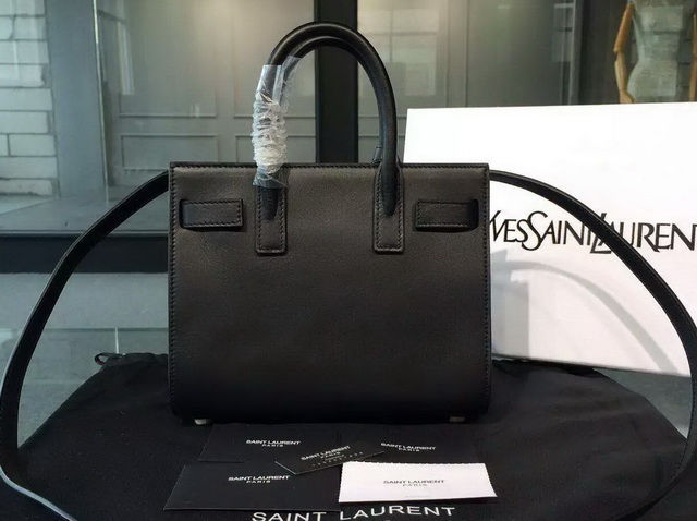 Saint Laurent Nano Sac De Jour Bag in Black Leather for Sale