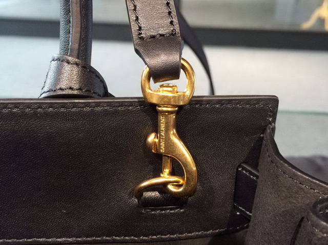 Saint Laurent Nano Sac De Jour Bag in Black Leather for Sale