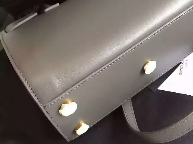 Saint Laurent Nano Sac De Jour Bag in Fog Leather for Sale