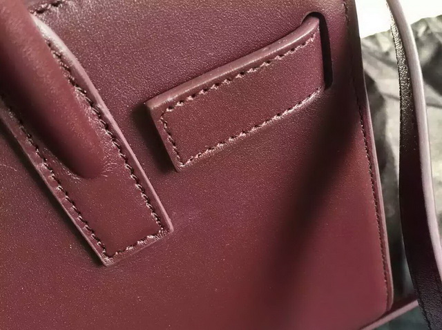 Saint Laurent Nano Sac De Jour Bag in Oxblood Leather for Sale