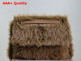 Saint Laurent Niki Large in Shearling Rouan Replica