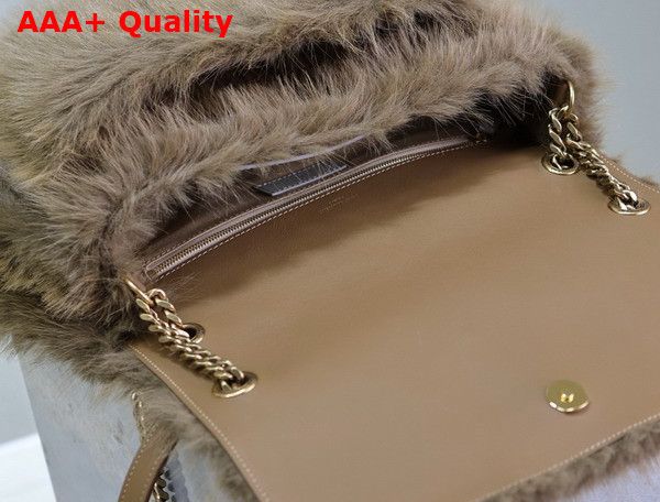 Saint Laurent Niki Large in Shearling Rouan Replica