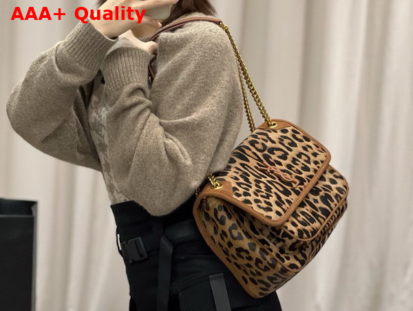 Saint Laurent Niki Medium Bag in Leopard Pony Replica