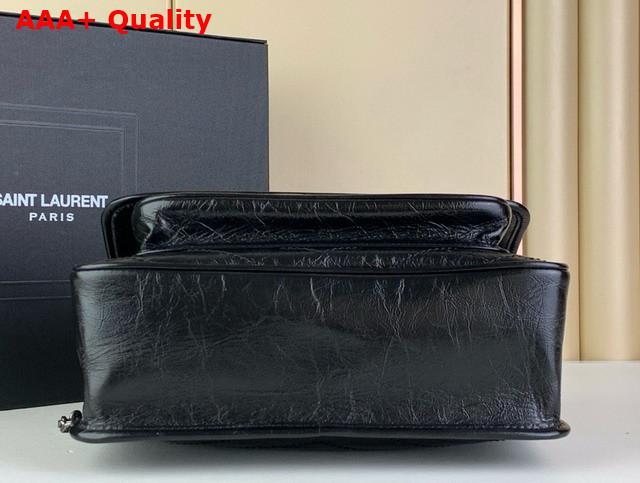 Saint Laurent Niki Medium Bag in Noir Vintage Calf Leather Replica