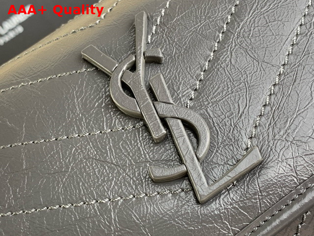 Saint Laurent Niki Medium Bag in Storm Vintage Calf Leather Replica