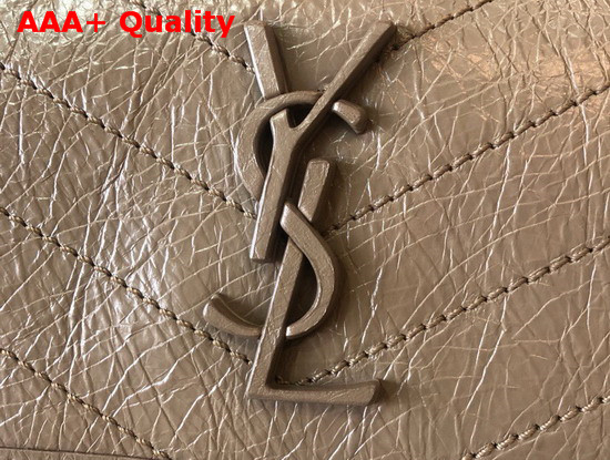 Saint Laurent Niki Medium in Light Taupe Vintage Leather Replica