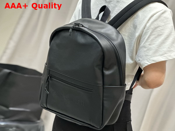 Saint Laurent Nuxx Backpack in Black Leather Replica