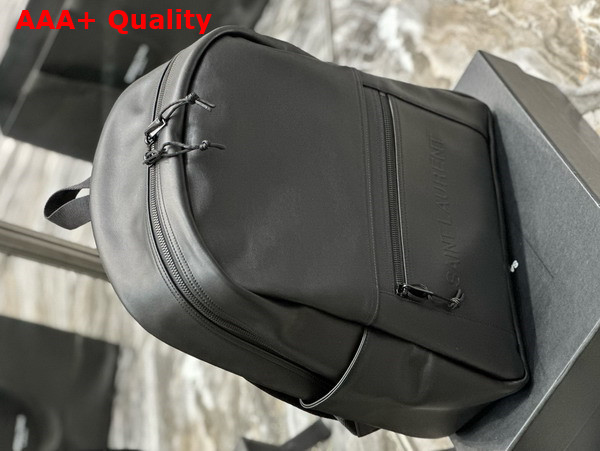 Saint Laurent Nuxx Backpack in Black Leather Replica