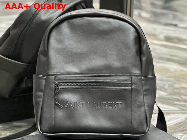 Saint Laurent Nuxx Backpack in Black Leather Replica