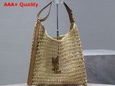 Saint Laurent Oxalis Bag in Naturel Raffia Macrame Replica