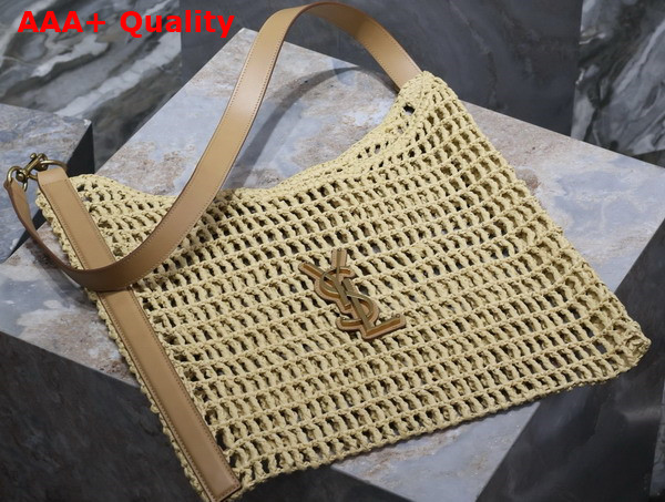 Saint Laurent Oxalis Bag in Naturel Raffia Macrame Replica