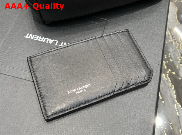 Saint Laurent Puffer Small Pouch in Black Quilted Lambskin Replica