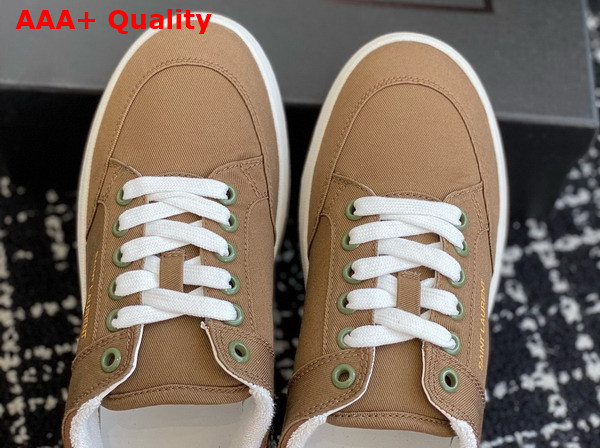 Saint Laurent SL61 Sneakers in Gabardine Cactus Replica