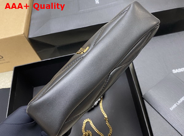 Saint Laurent Sade Hobo in Black Lambskin Replica