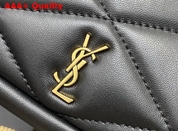 Saint Laurent Sade Hobo in Black Lambskin Replica